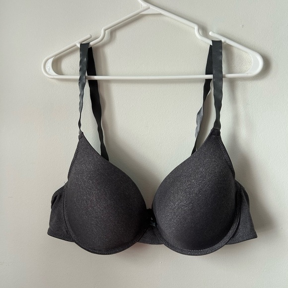 Women’s Grey Adjustable Strap Bra - Picture 1 of 5